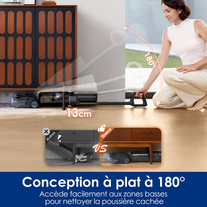 Tineco FLOOR ONE S7 Stretch Steam Aspirateur-balai Vapeur sans fil Tout-en-Un