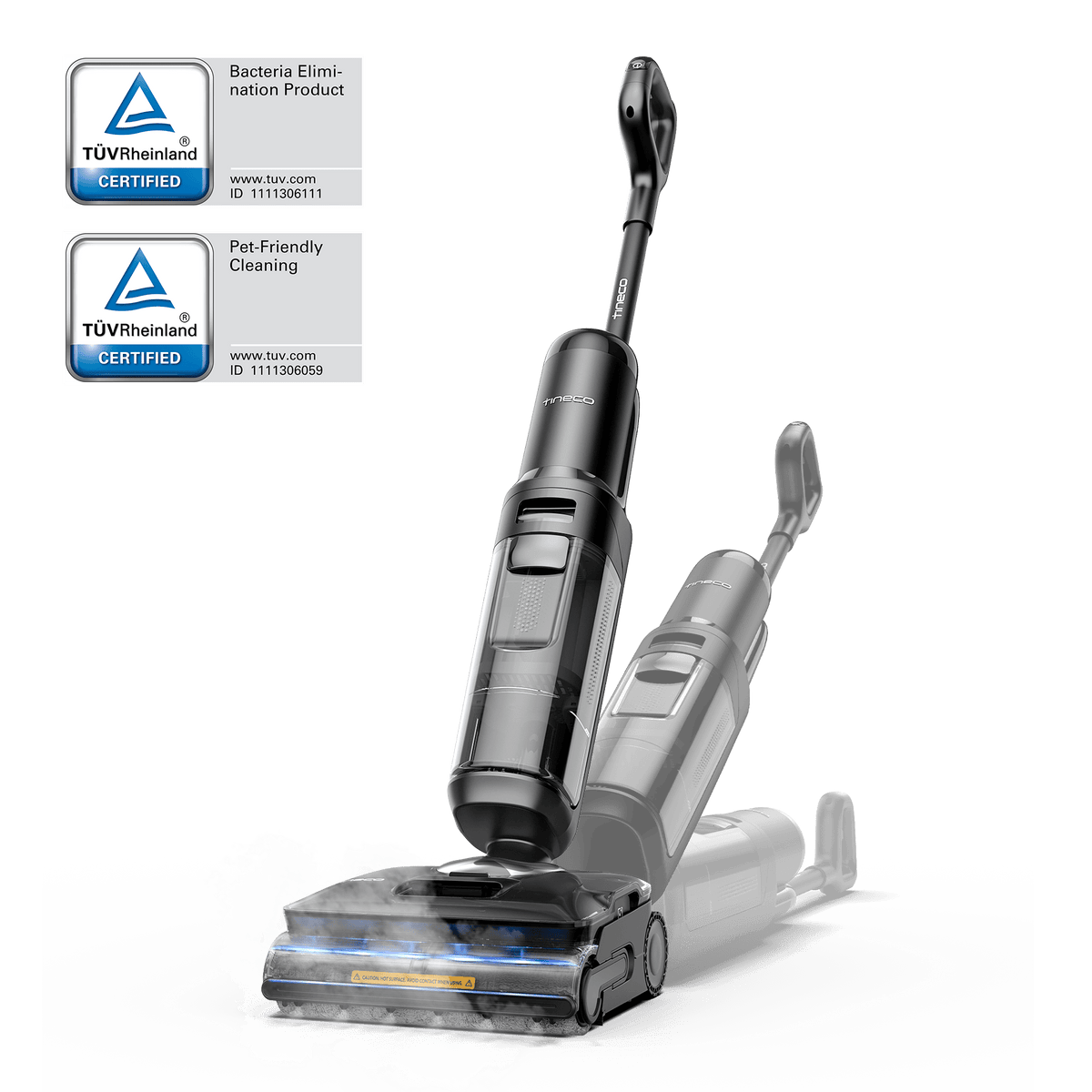 Tineco FLOOR ONE S7 Stretch Steam Aspirateur-balai Vapeur sans fil Tout-en-Un