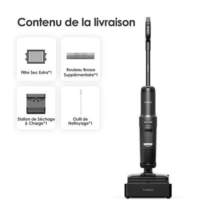 Tineco FLOOR ONE S7 Stretch Steam Aspirateur-balai Vapeur sans fil Tout-en-Un
