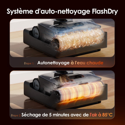 Tineco FLOOR ONE S7 Stretch Steam Aspirateur-balai Vapeur sans fil Tout-en-Un