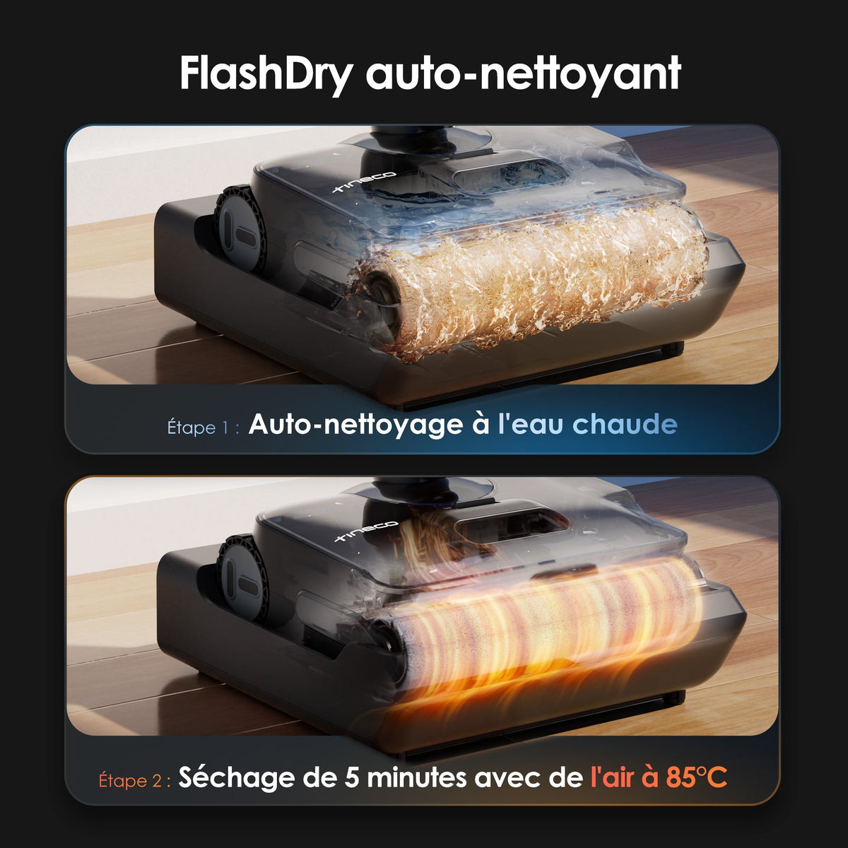 Tineco Floor One S9 Artist Aspirateur Laveur