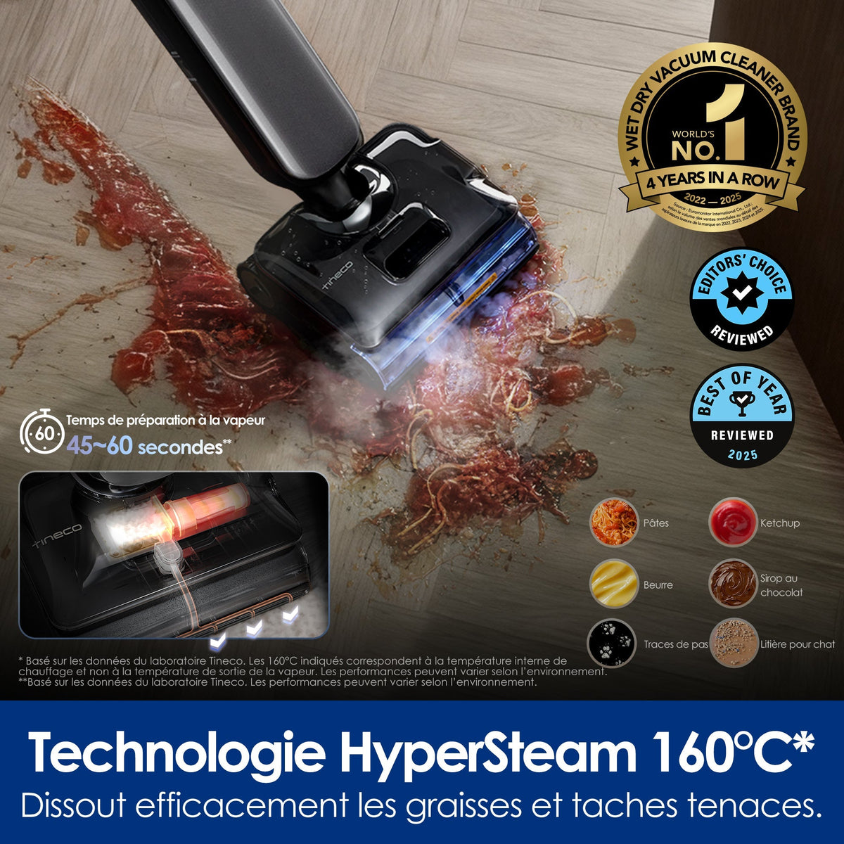 Tineco Floor One S9 Artist Steam Pro Aspirateur Laveur