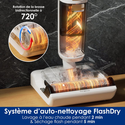 Tineco Floor ONE STRETCH S6 Aspirateur Eau et Poussière Laveur de Sols