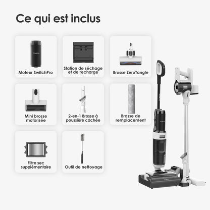 Tineco Floor ONE Switch S6 Stretch Aspirateur Laveur Sec Et Humide