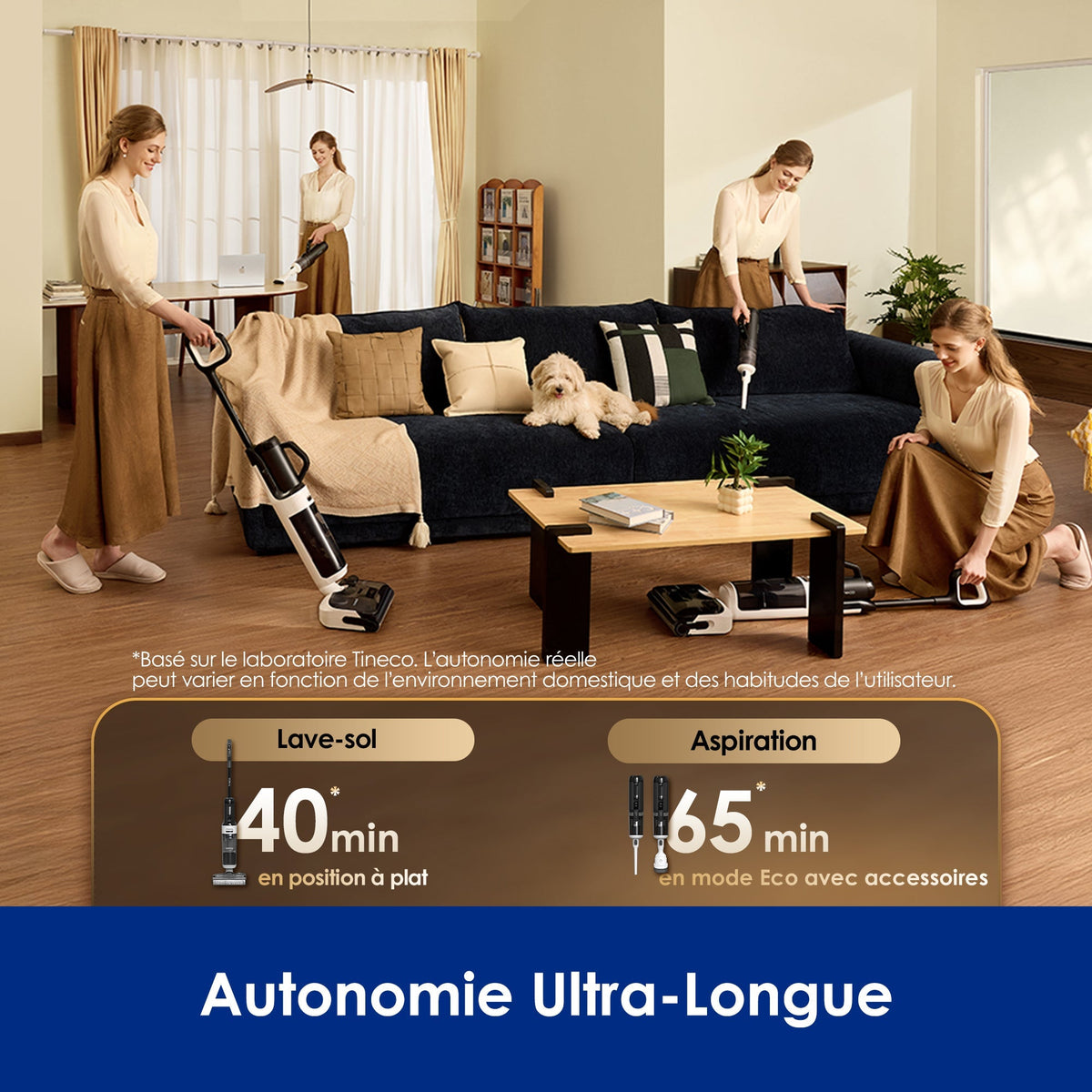 Tineco Floor ONE Switch S6 Stretch Breeze Nettoyeur Multifonction