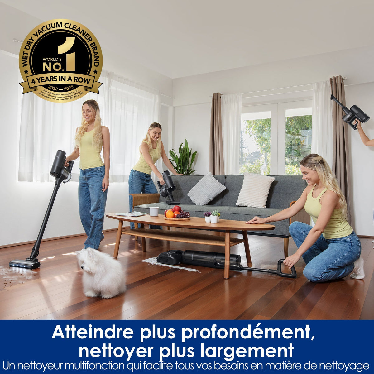 Tineco FLOOR ONE SWITCH S7 Stretch Nettoyeur multifonction 5-en-1